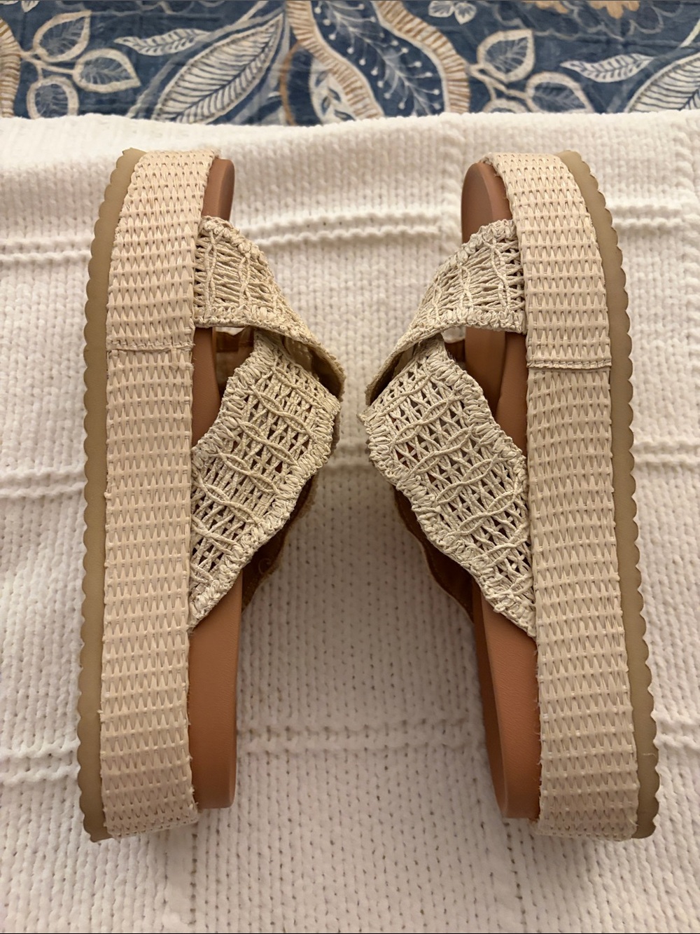 Dolce Vita Cream Braided Slide Sandals - Picture 3 of 6